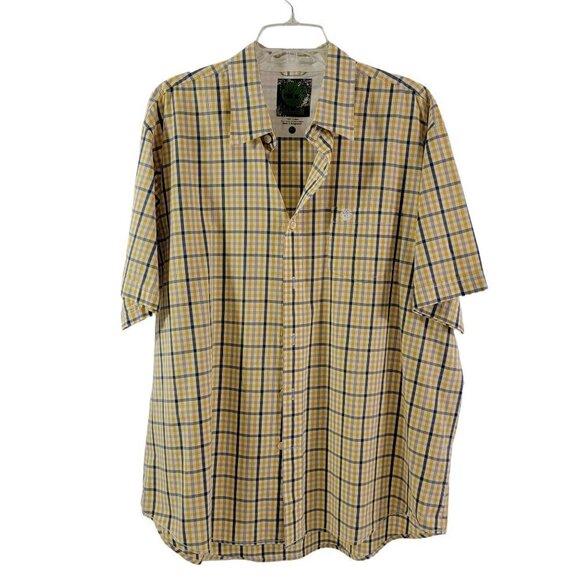 Timberland Men's Plaid Button Down Short Sleeve Shirt - XL - Picture 11 of 11